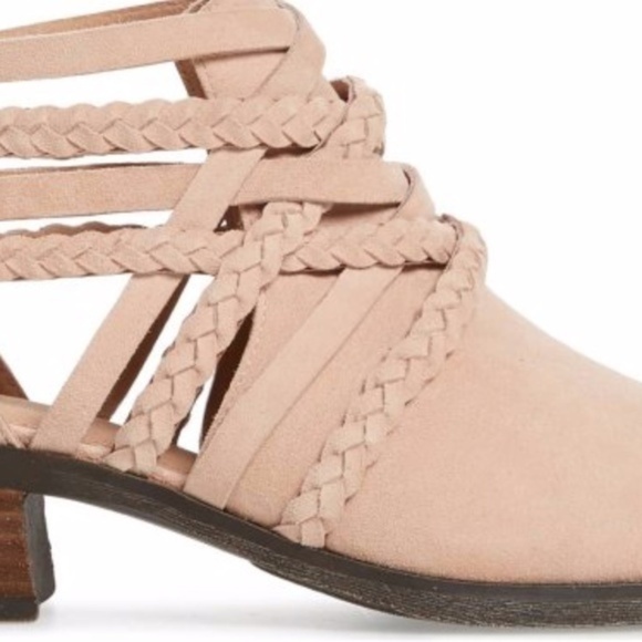 Calson Pink Suede Pink Bootie - Picture 7 of 8